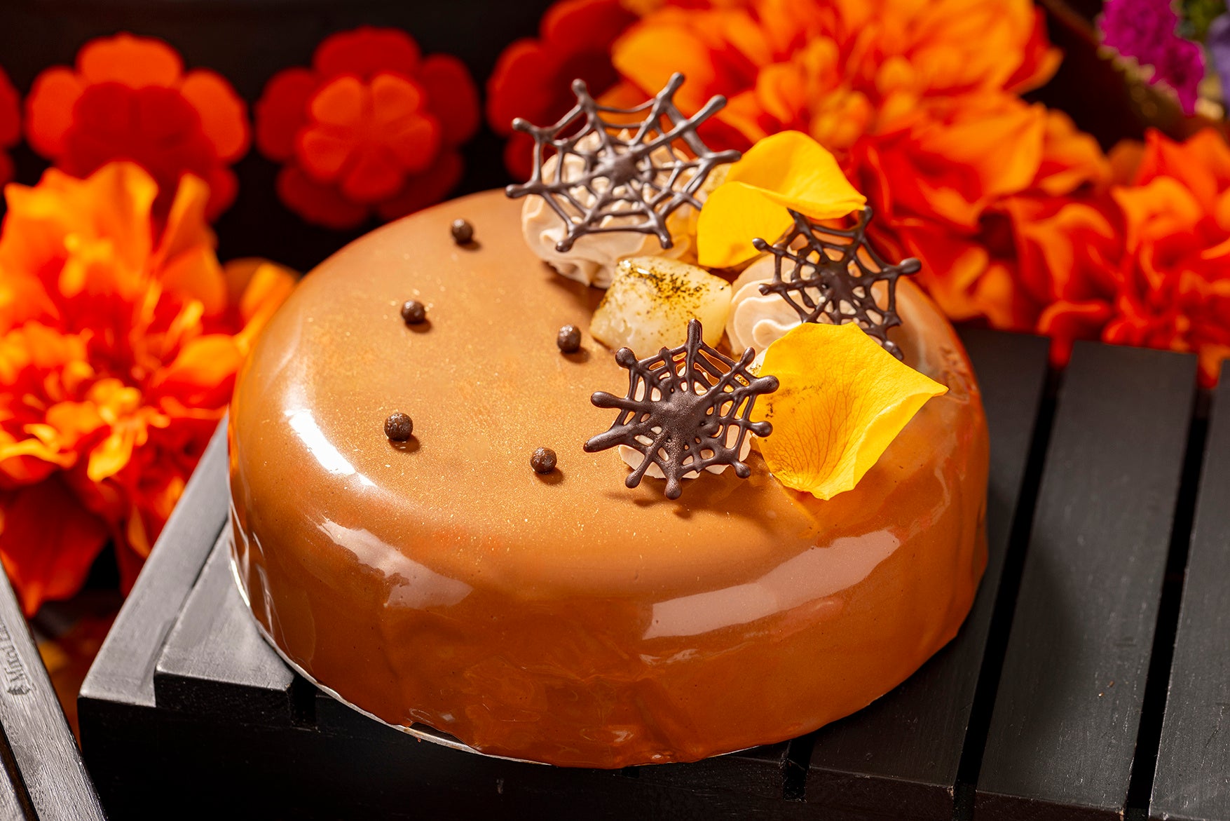 キャラメルと洋ナシのムース