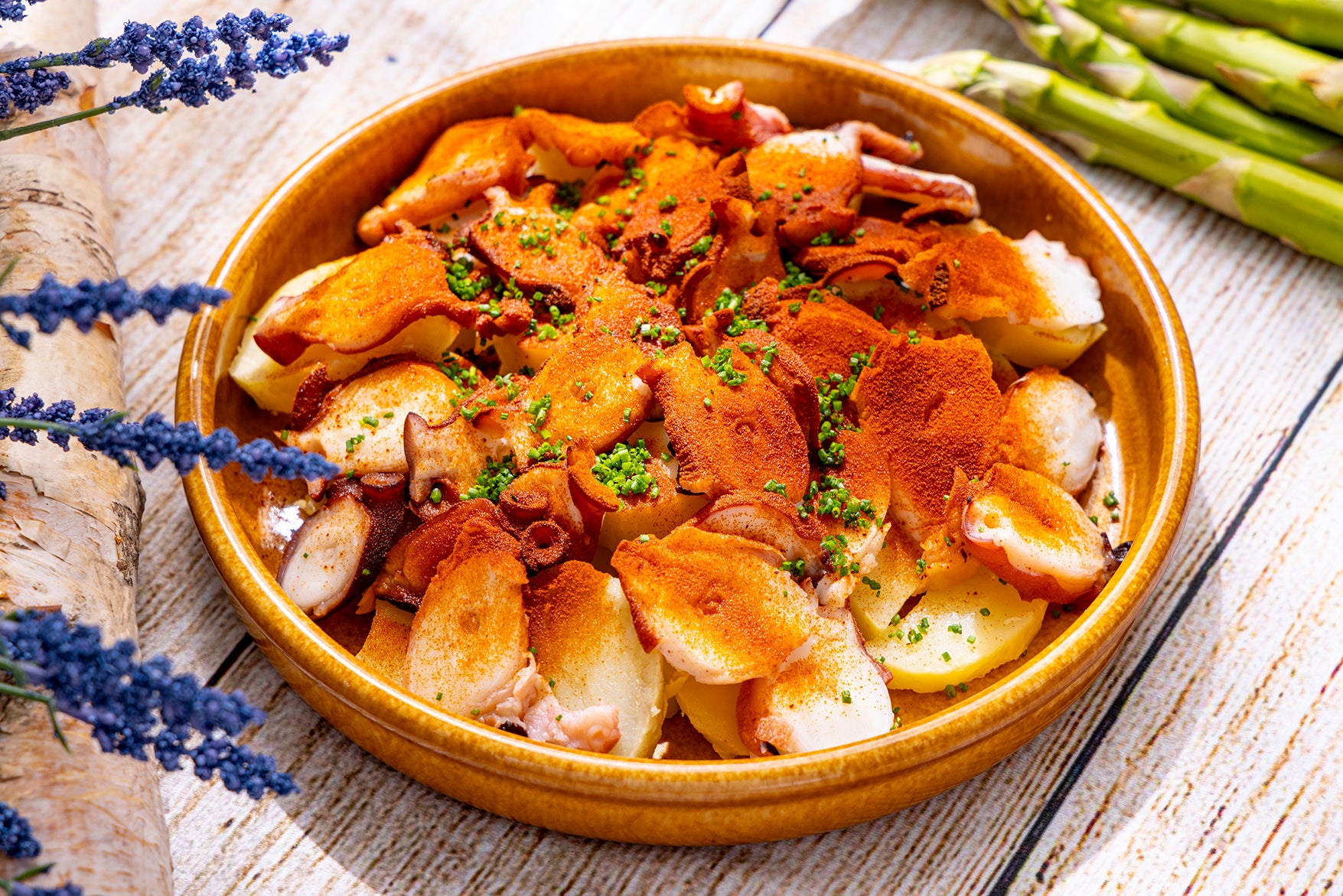 北海道産タコときたあかりのガリシア風