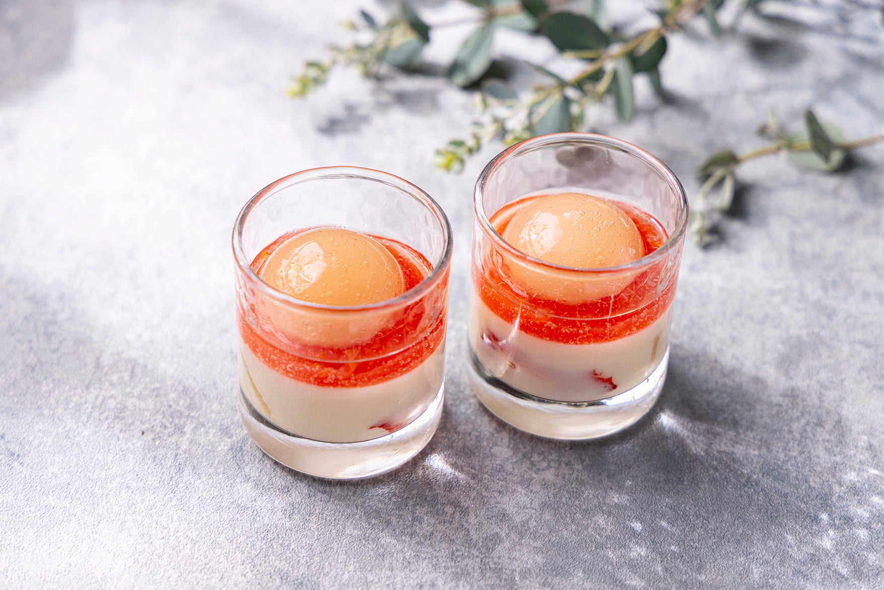 オマール海老と桃のヴィシソワーズ