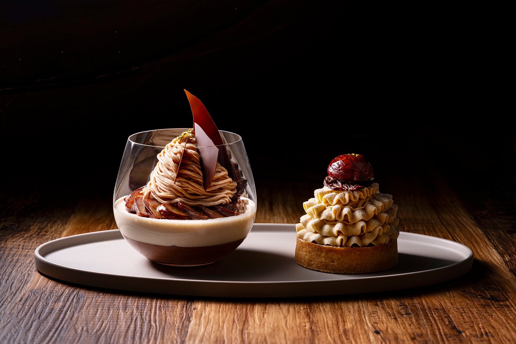 2種のモンブランプレート