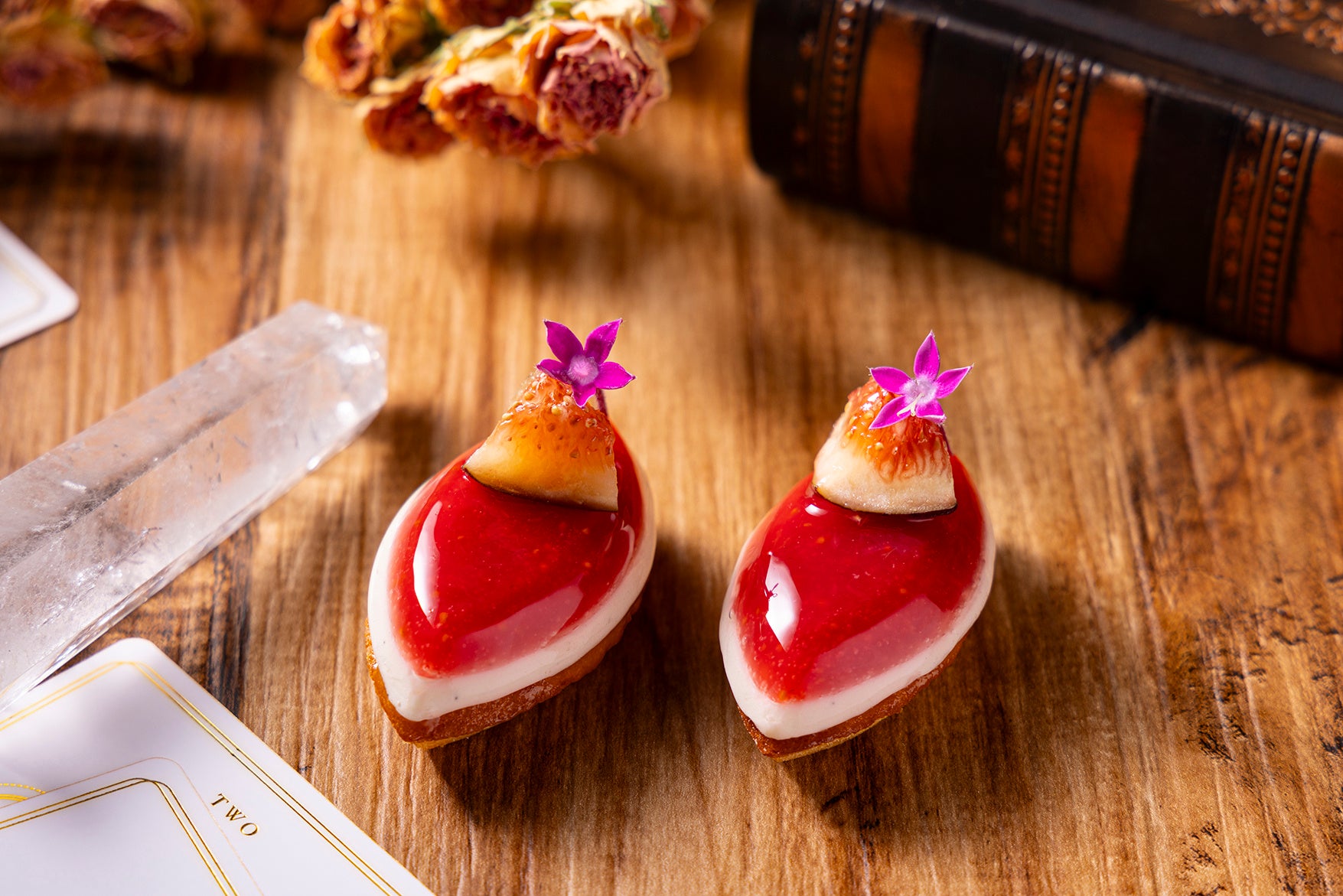 いちじくとラズベリーのムース