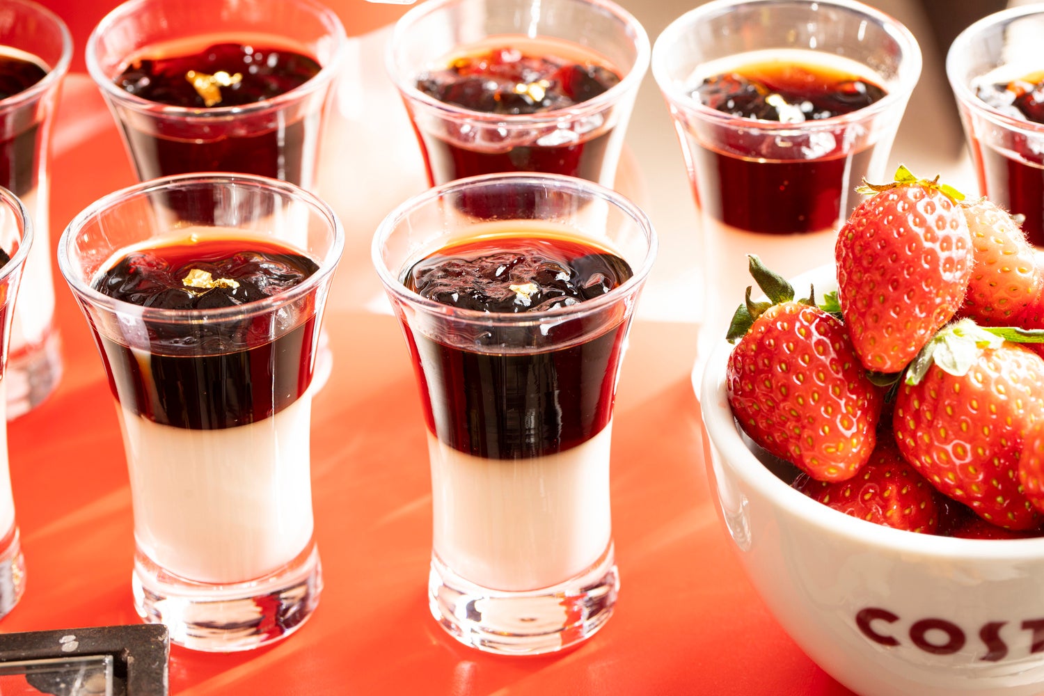 コーヒーとバニラパンナコッタ