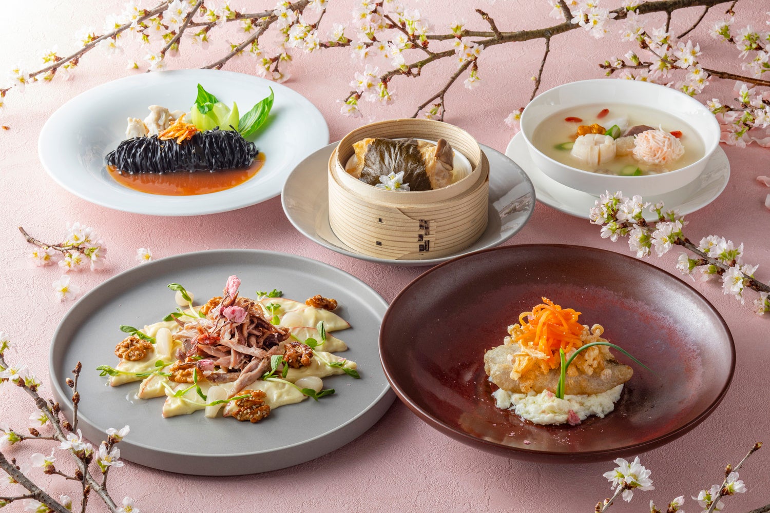 中国料理「チャイナブルー」 桜ランチ&ディナーコース