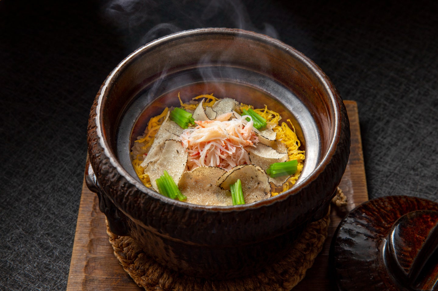 毛蟹とトリュフの釜炊き御飯