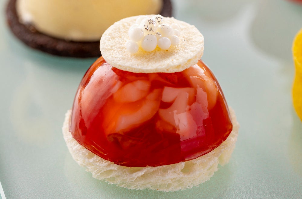 オマール海老のアスピック　ミルクパール