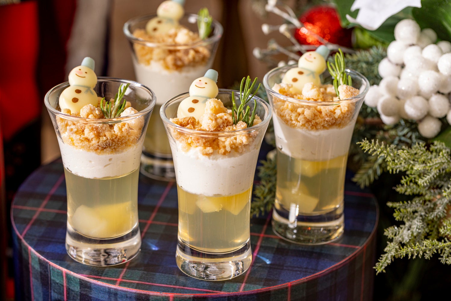 ハチミツレモンゼリー　マスカルポーネムース