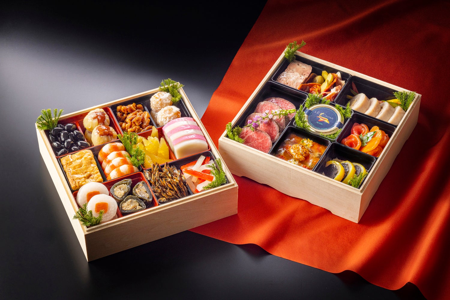 おせち料理　二段重