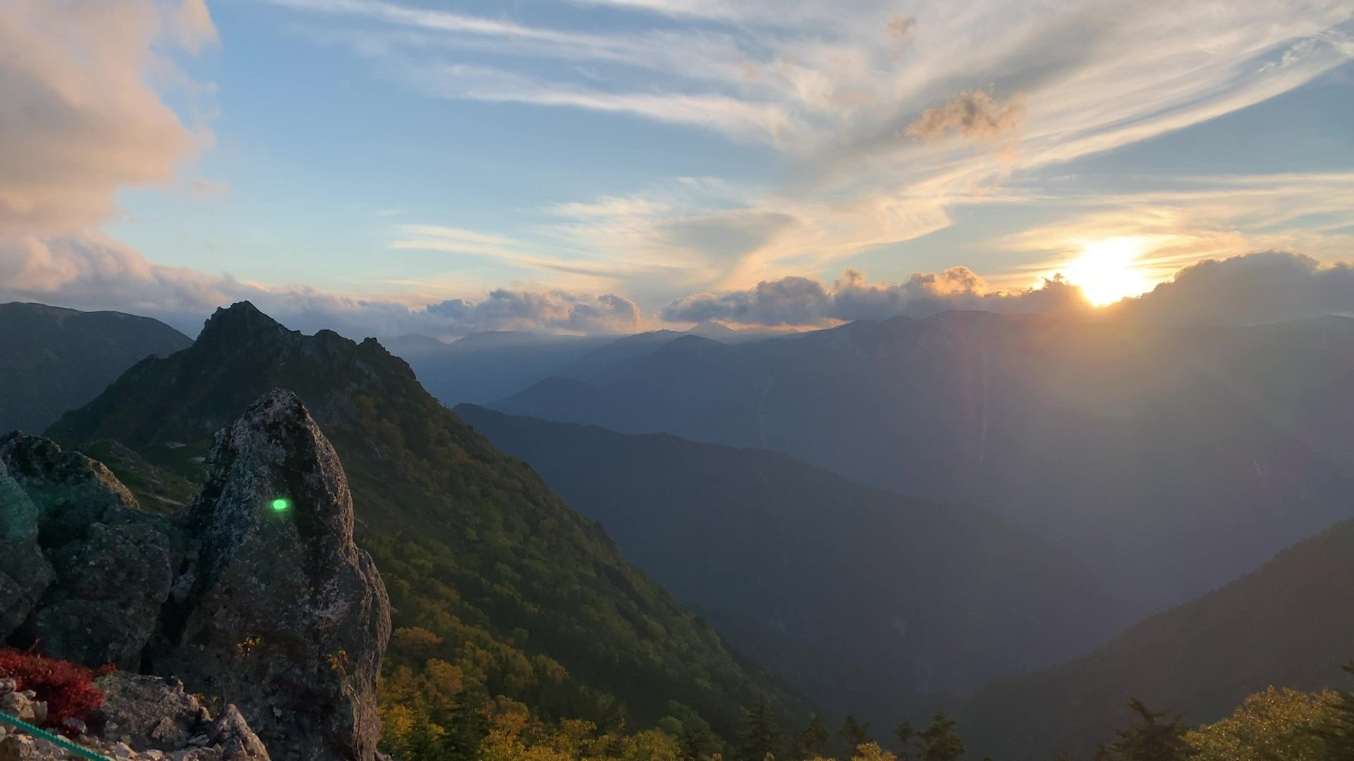 大町市の風景　山岳