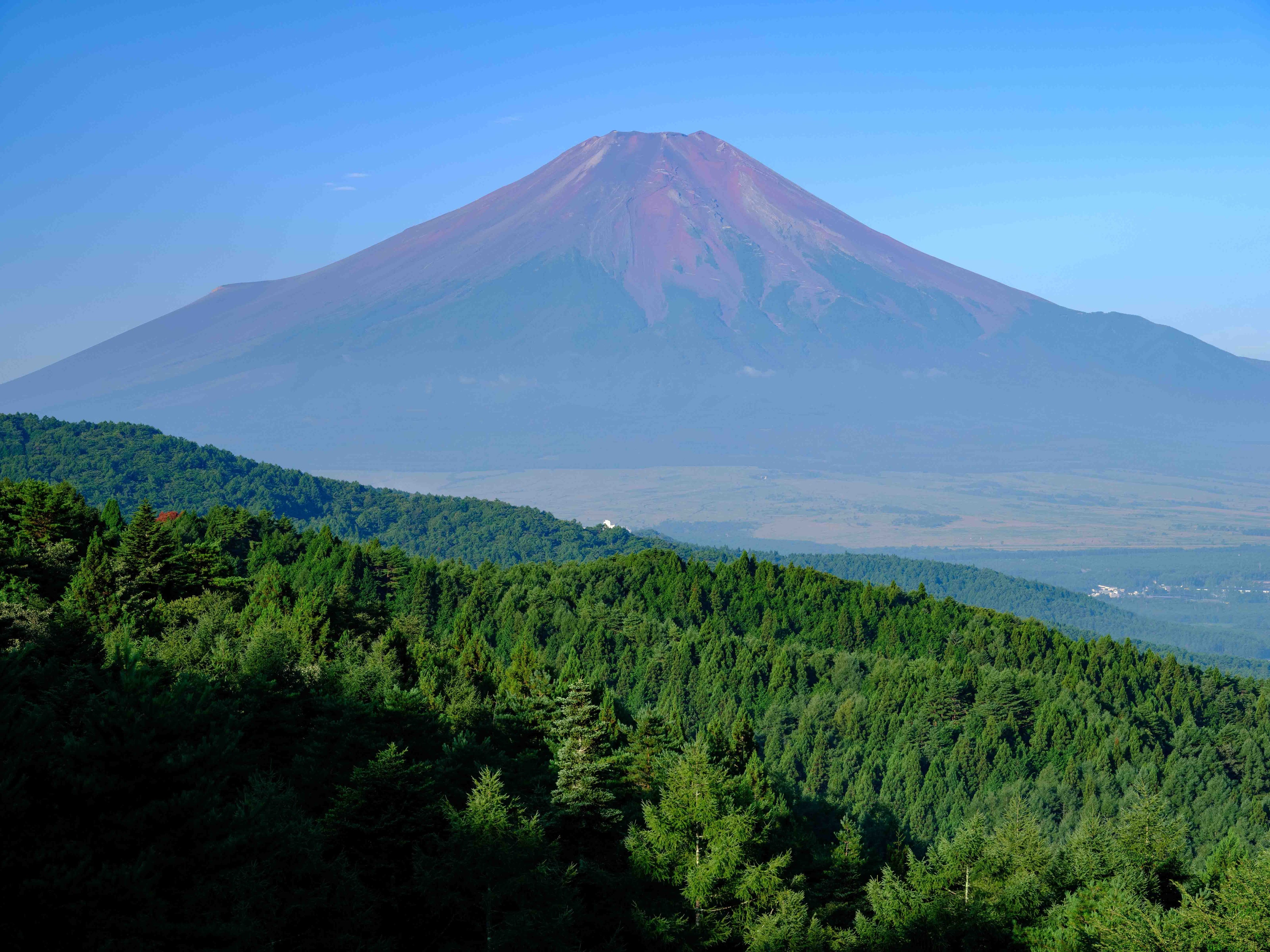 展望テラスから臨む富士山（日中）