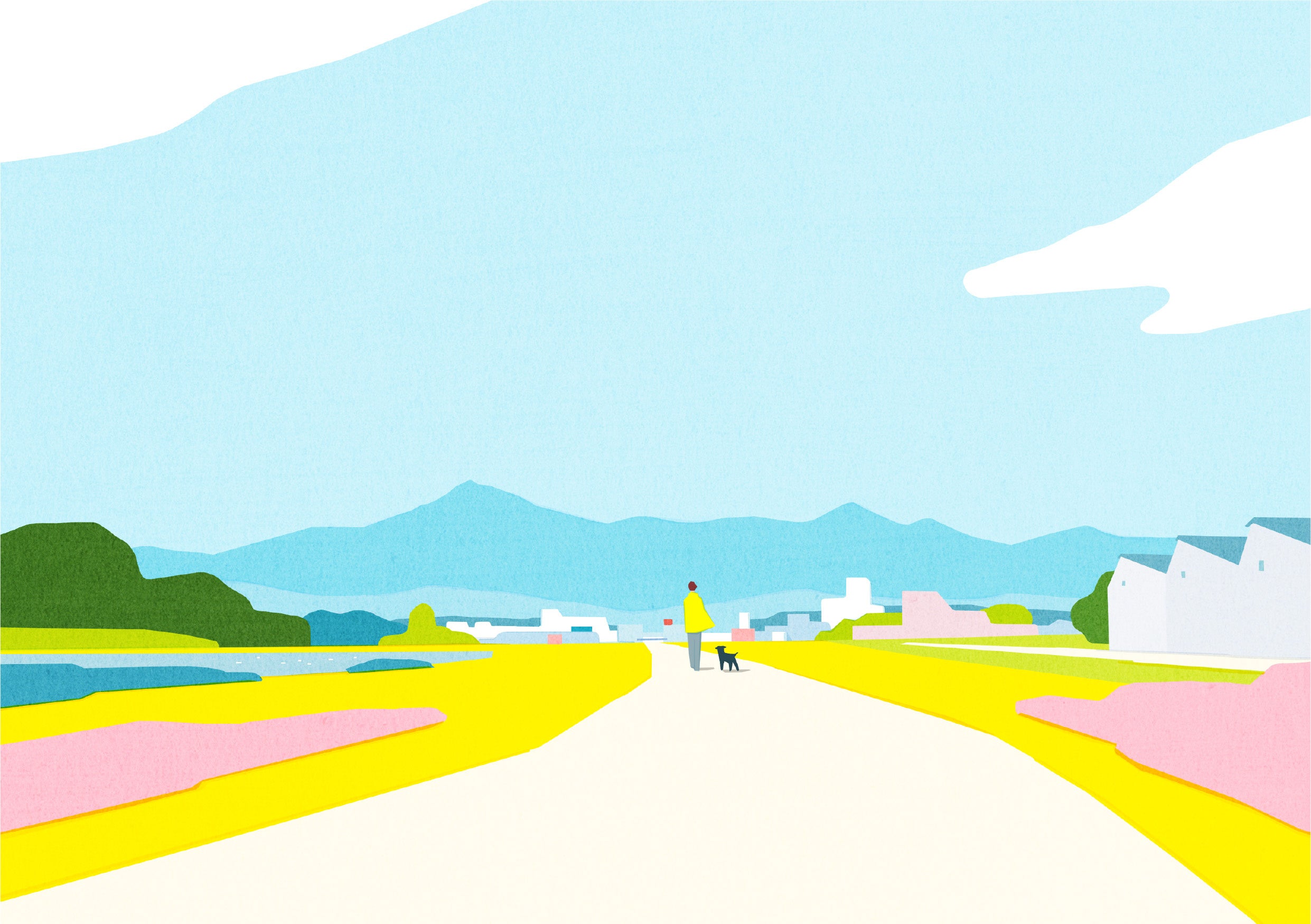 このキービジュアルはイラストレーター・坂内拓氏による描きおろし