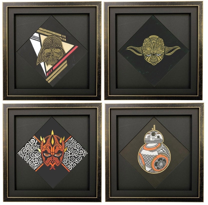 絵馬絵師・宮川あゆみが令和役者絵で描いた「スター・ウォーズ 浮世絵木版画」4種を販売中! 絵馬絵師・宮川あゆみが令和役者絵で描いた「スター・ウォーズ 浮世絵木版画」4種を販売中!