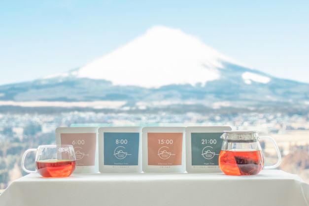 木の花の湯から臨む富士山と『Gotemba Time Tea』
