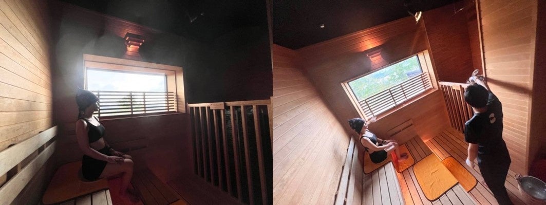木の花の湯 サウナ・ロウリュウ利用イメージ(引用元：＠mizukiss56)