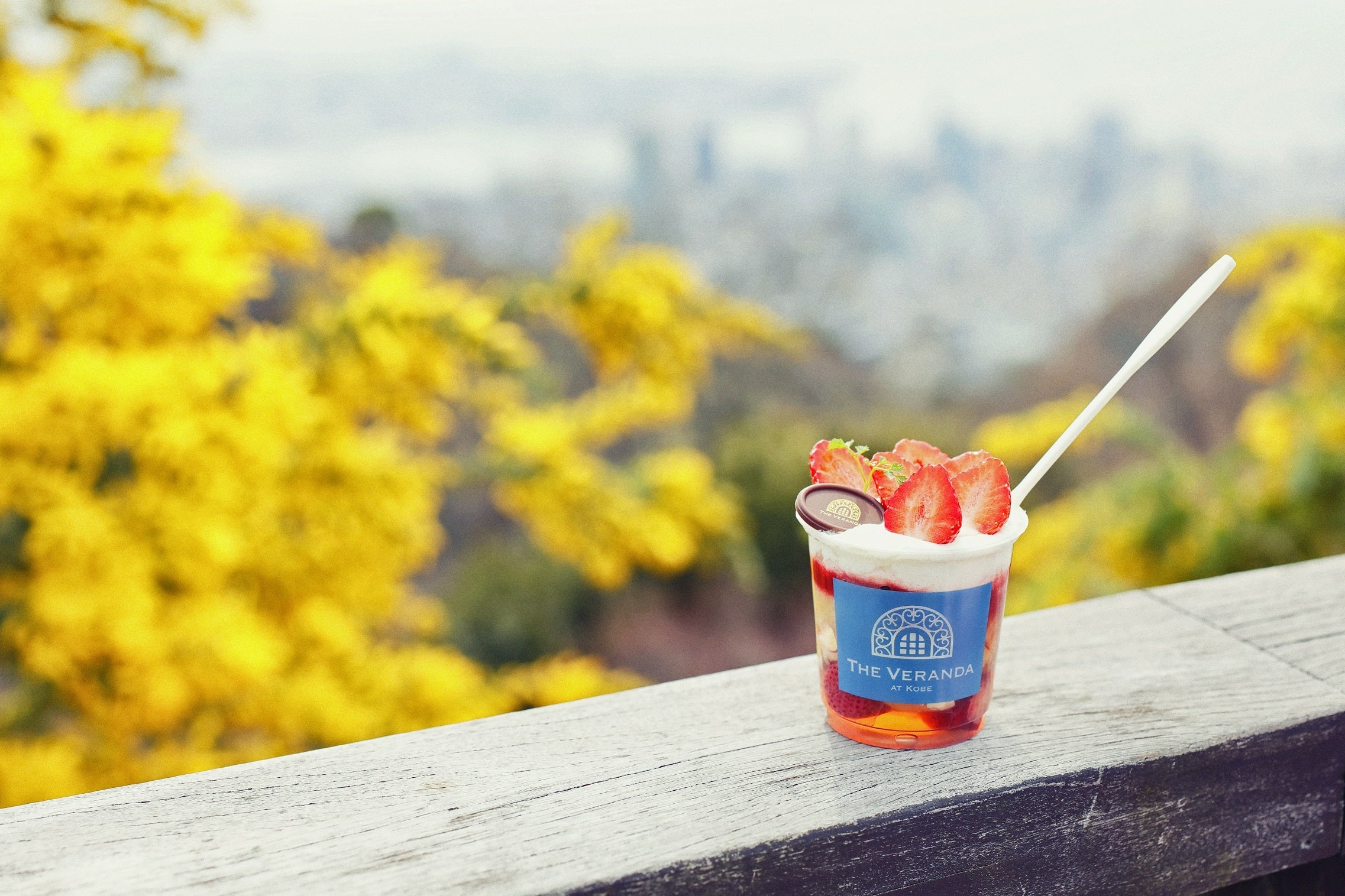 ザ・ヴェランダ神戸 1Fテラス 季節のスペシャルサヴァランあまおう