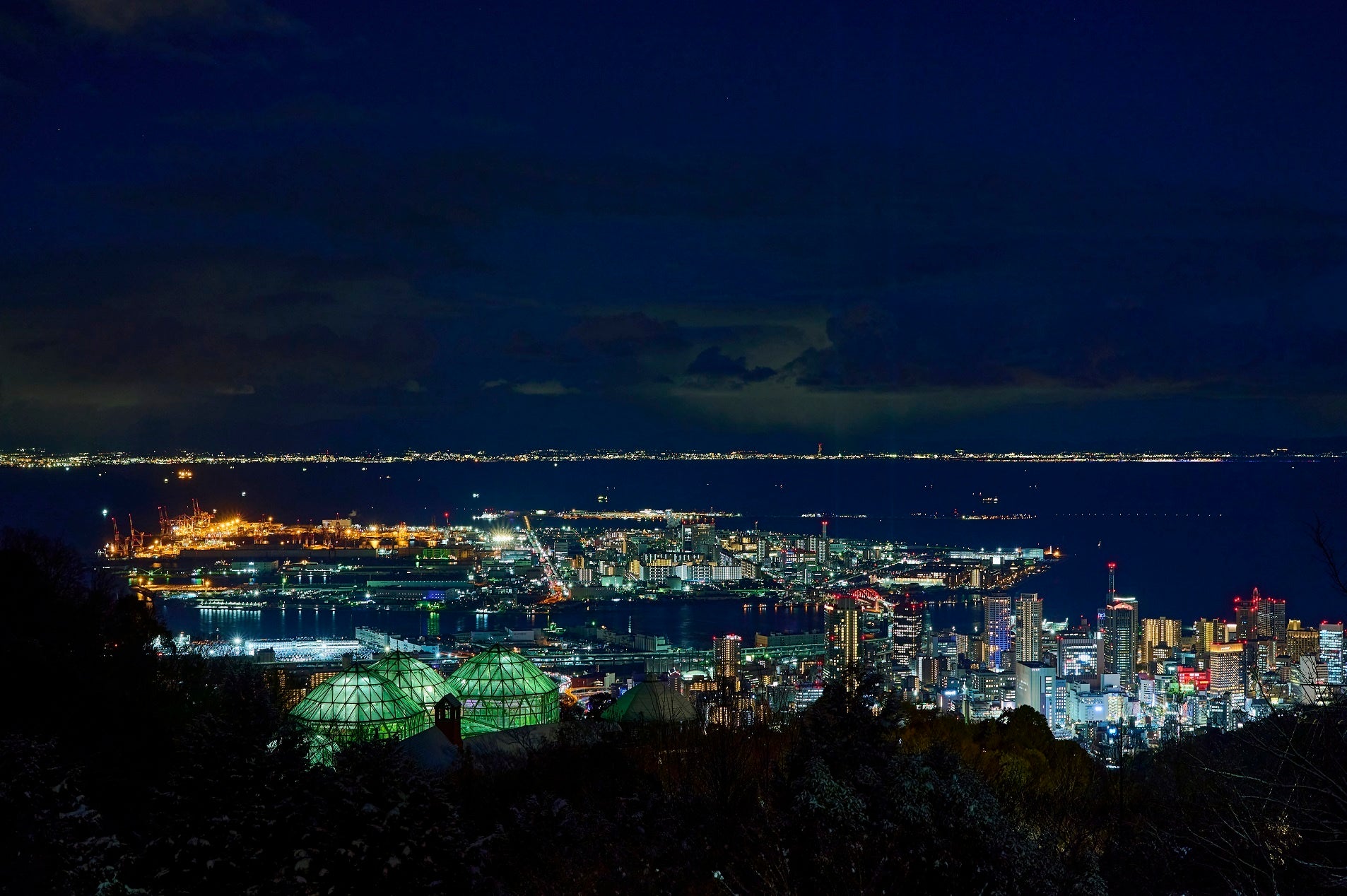 展望プラザからの夜景