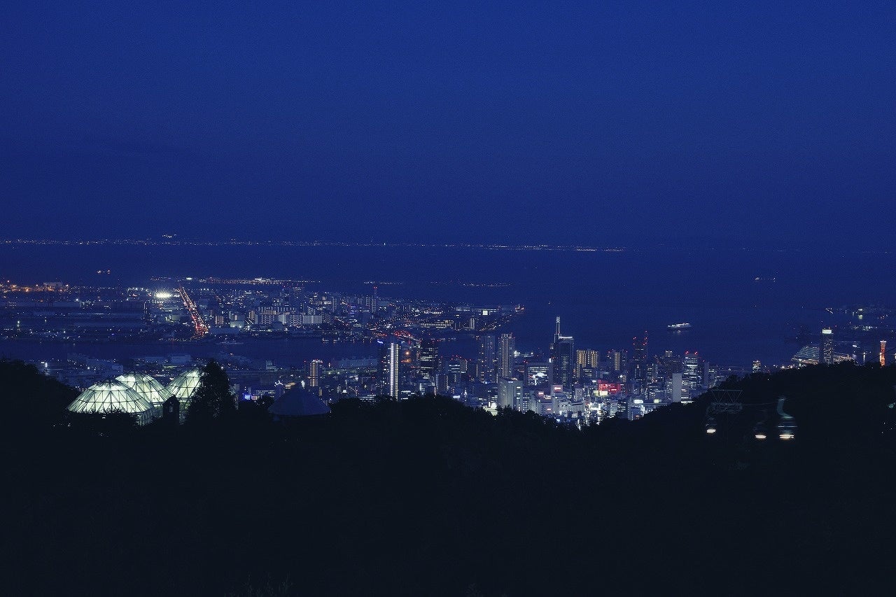 展望プラザからの神戸の夜景