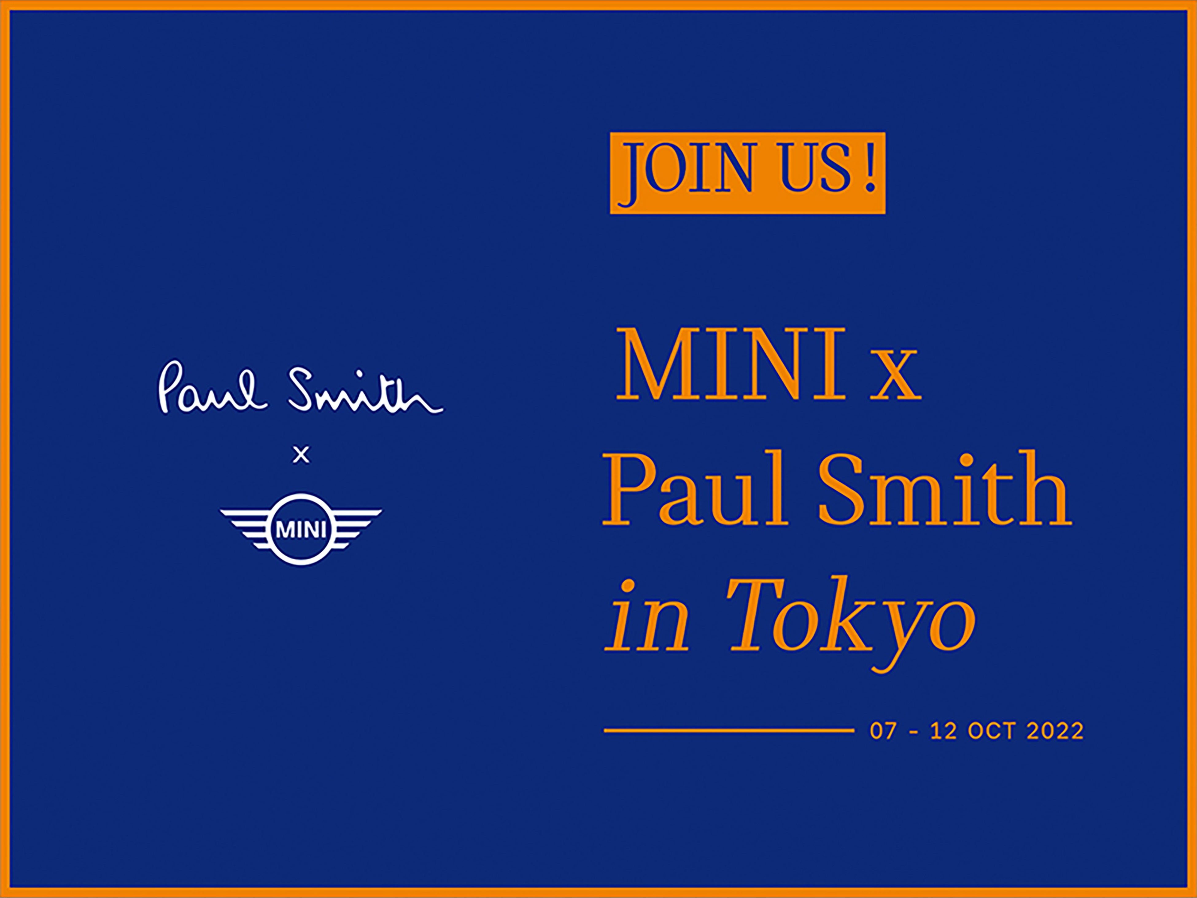 ポール・スミスとMINIがコラボレーションした2台の特別仕様車が