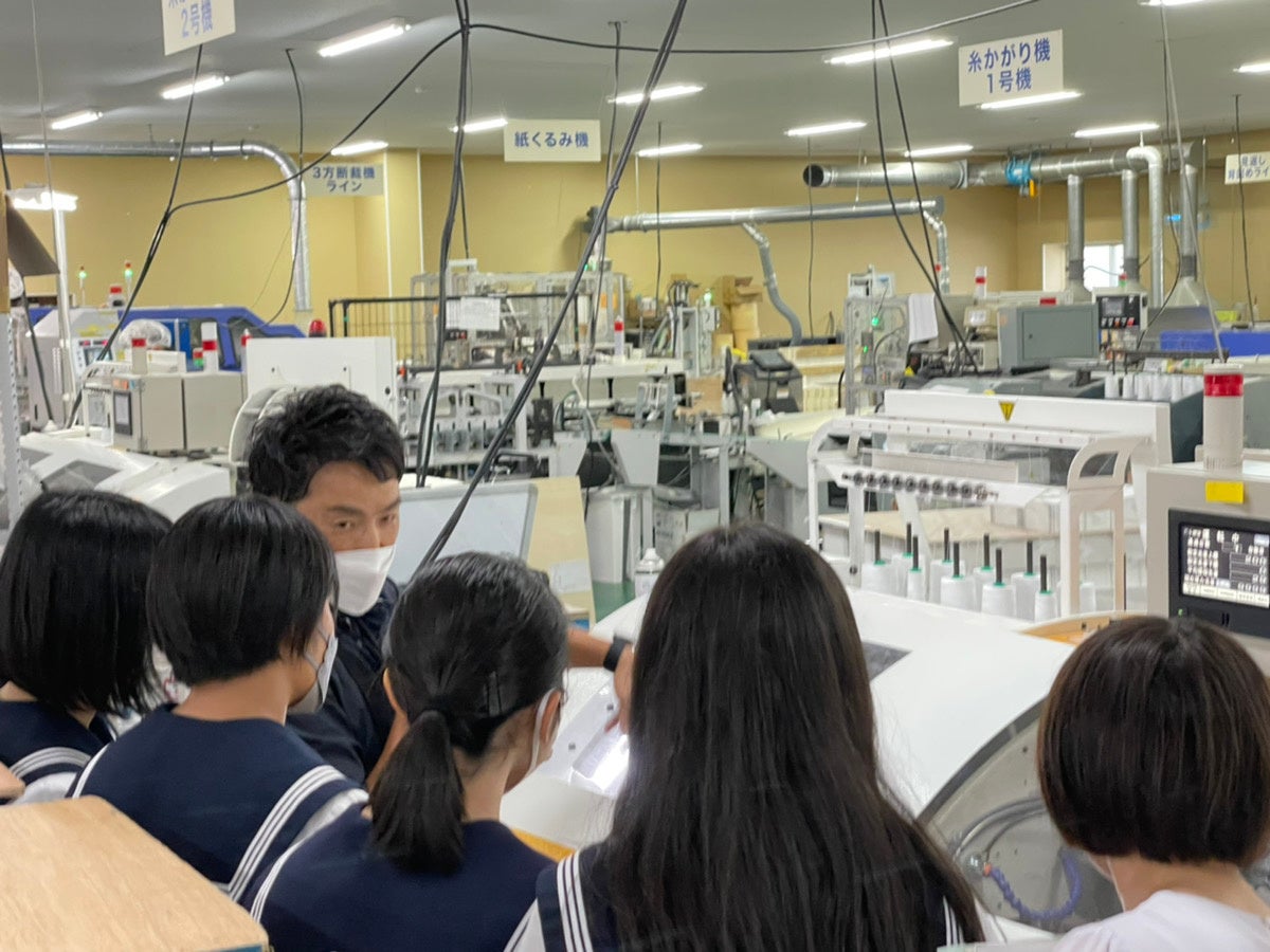 2022年の工場見学時風景