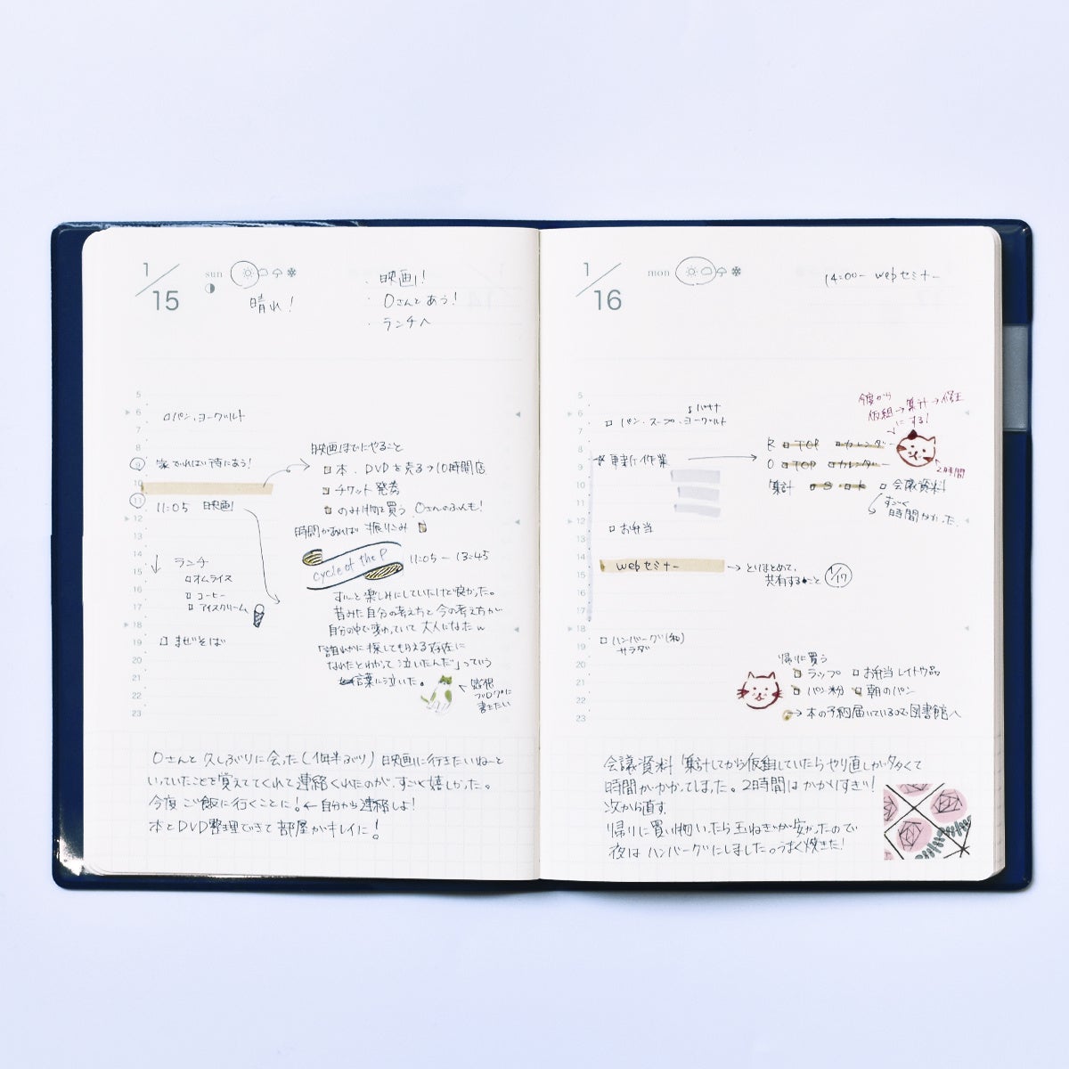 デイリー記入イメージ