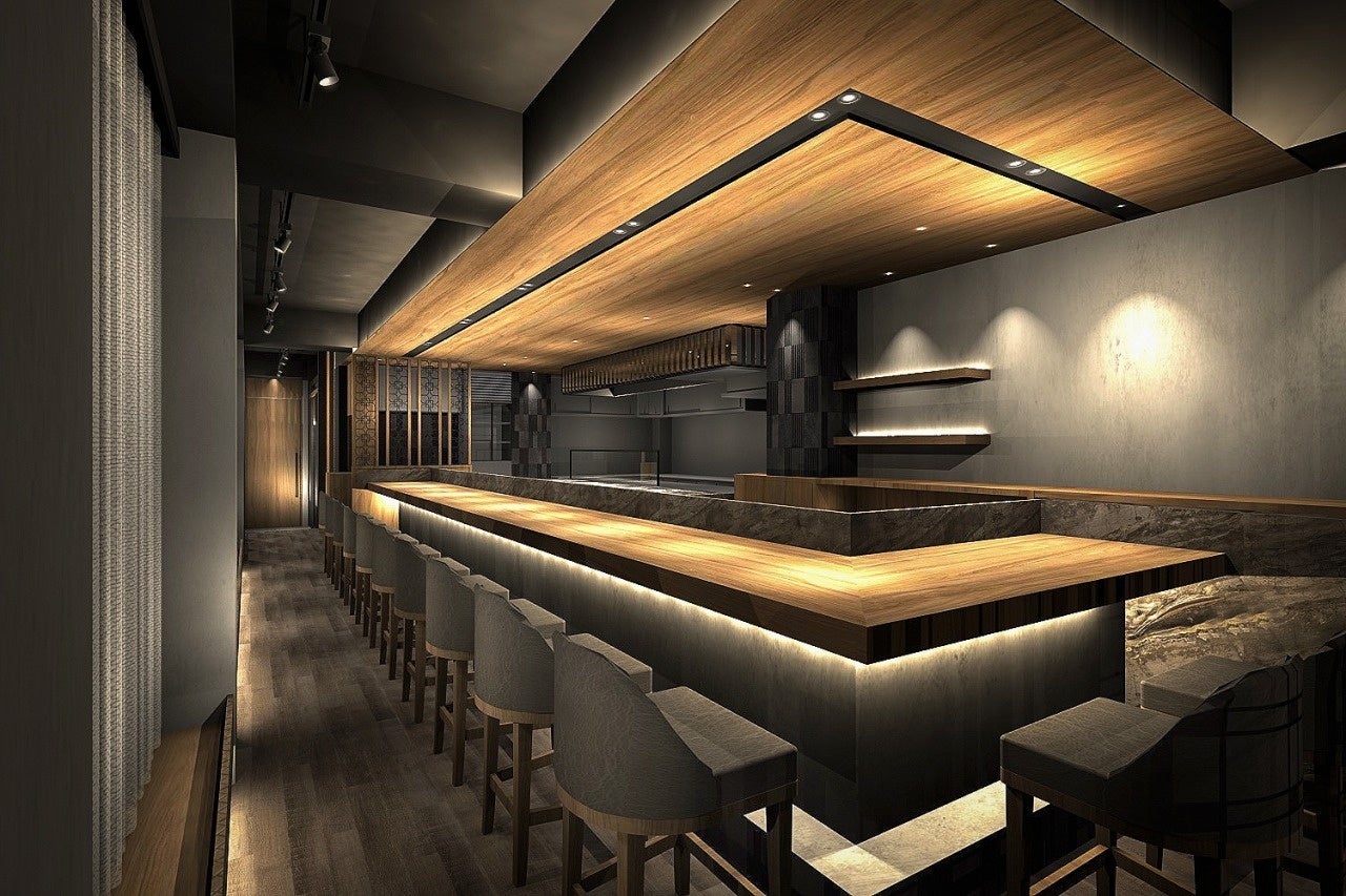 カウンター席：臨場感溢れる調理風景をご覧いただけます。