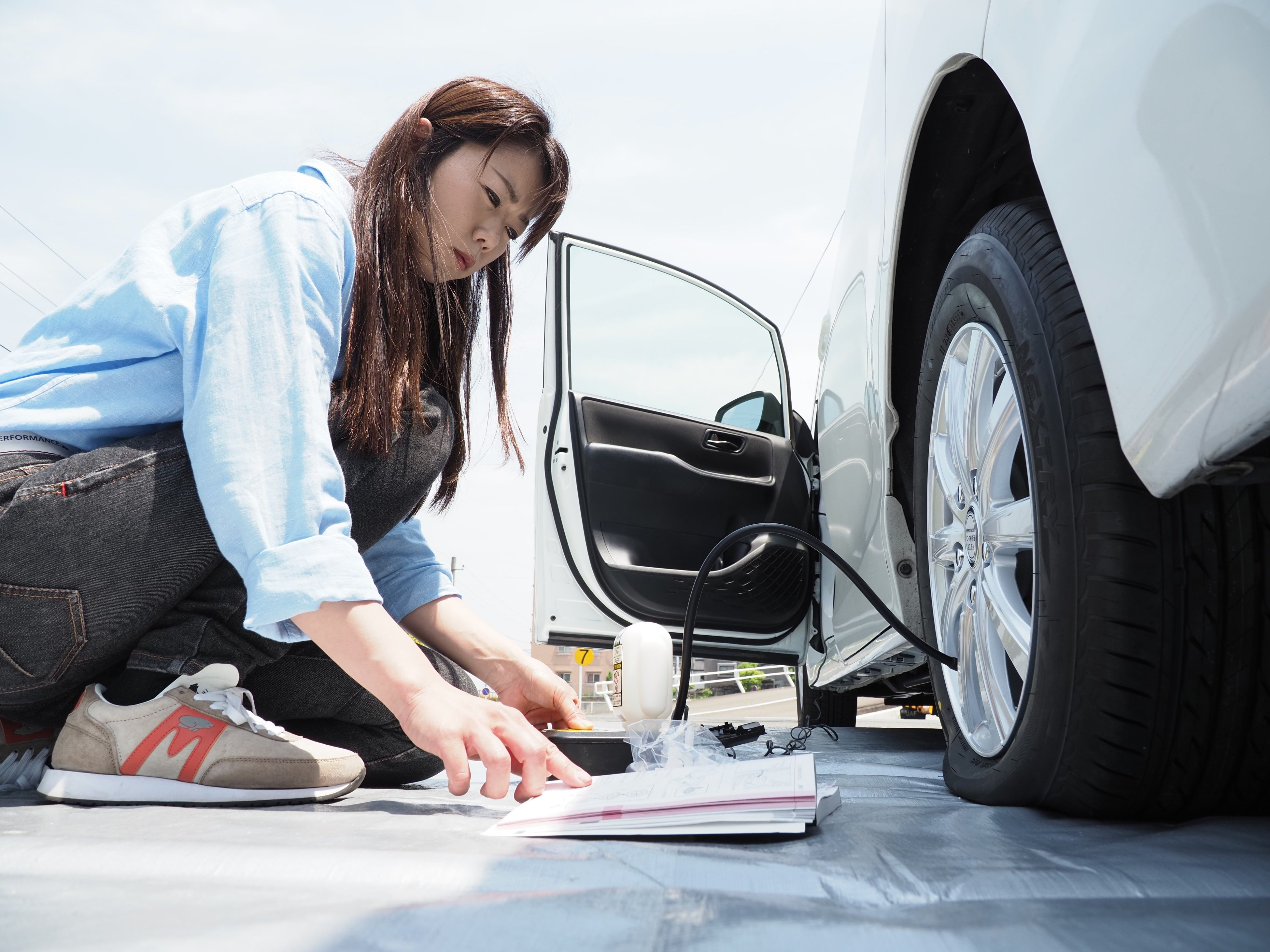 実際に取扱説明書を読んで作業をおこなった