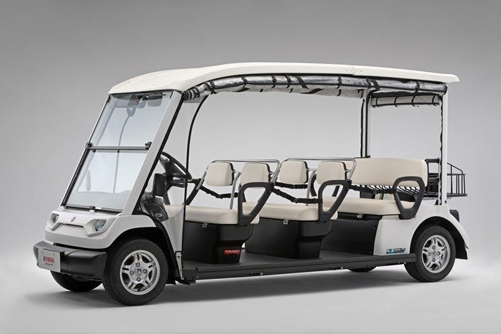 グリーンスローモビリティ車両  ※時速20km未満で公道を走ることができる電動車を活用した小さな移動サービス