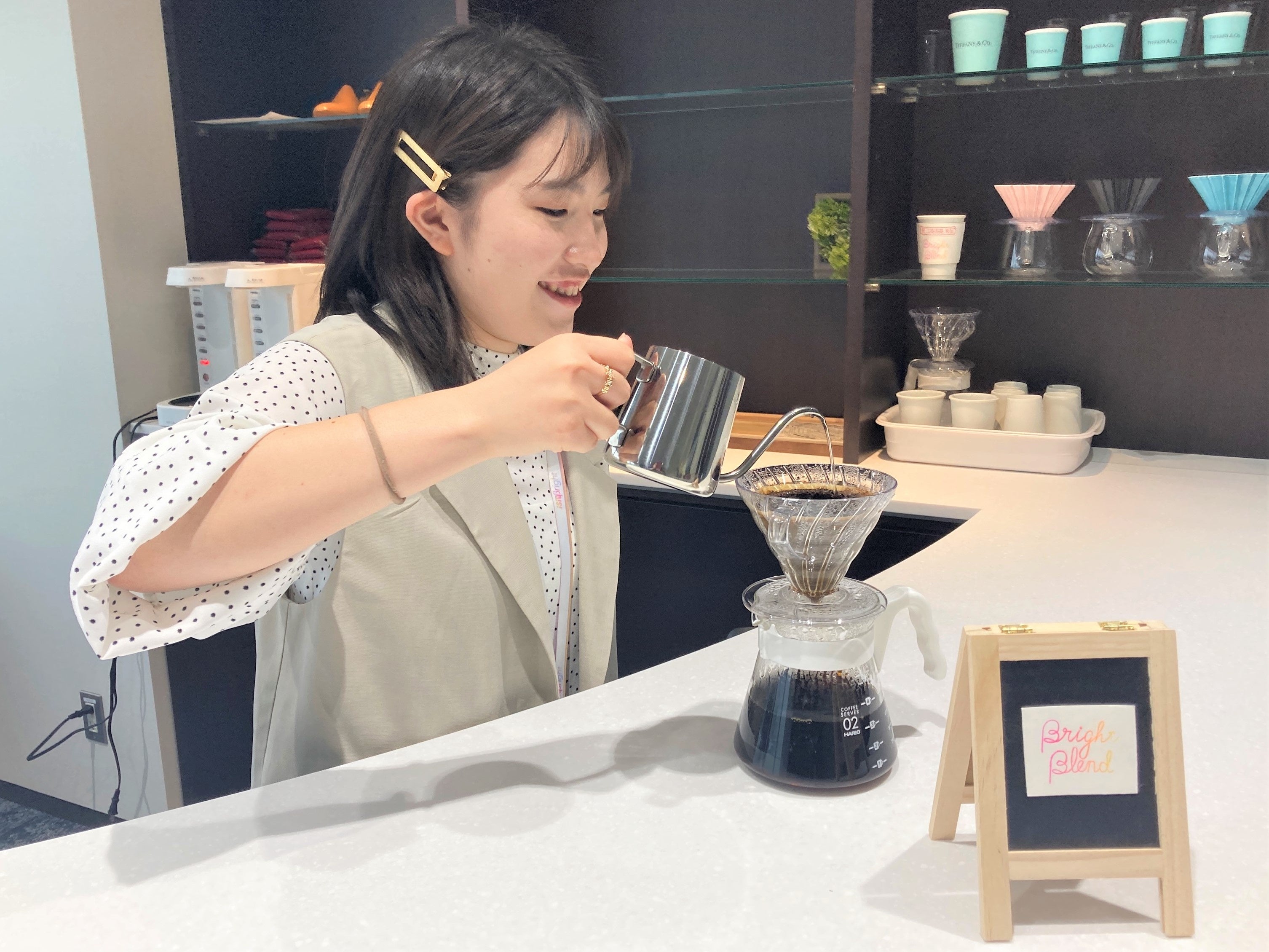 特別支援学校で珈琲ドリップを学びISIDブライトへ入社