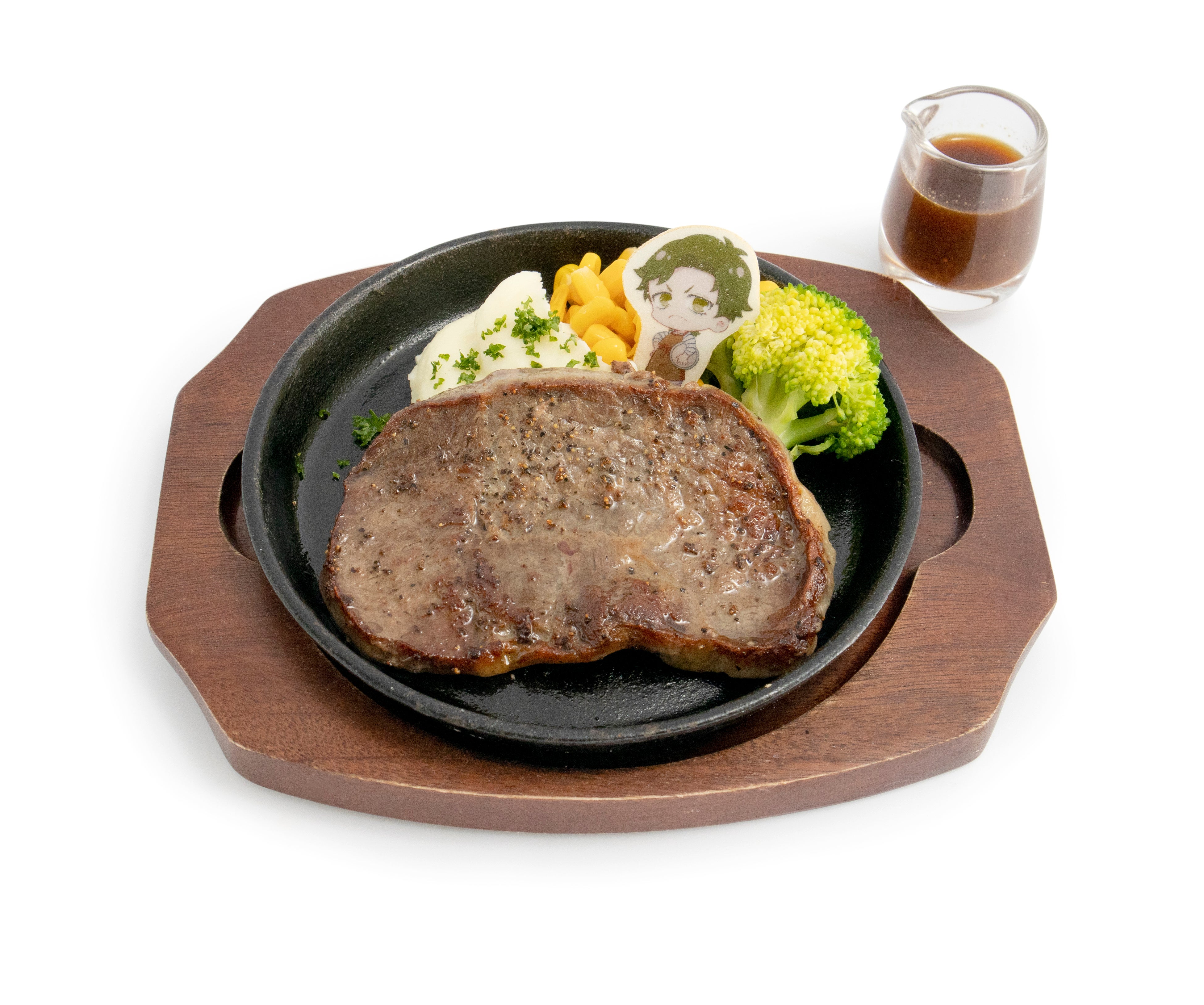 ダミアンの学食ステーキセット