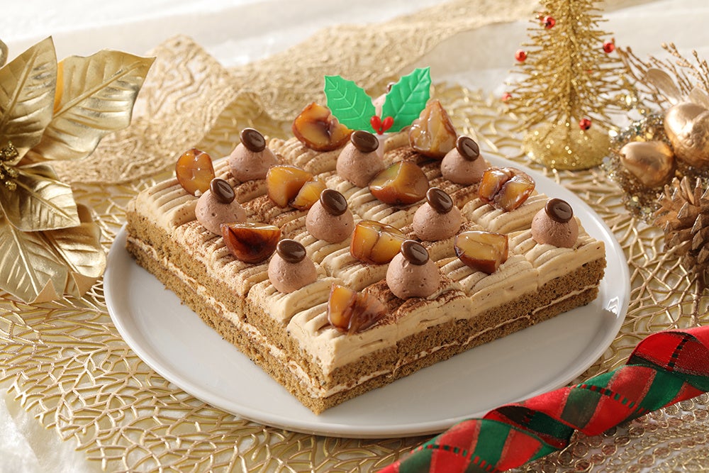 マロンと珈琲のケーキ