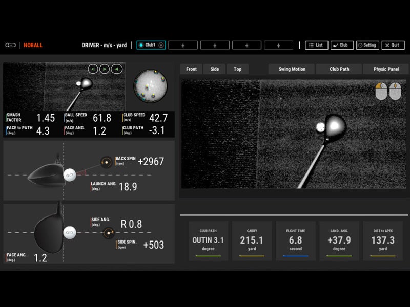 手元がブレないスロー再生でインパクトの瞬間を可視化