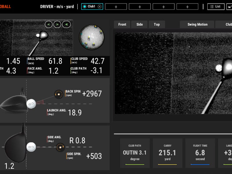 160フレームのスイング分析カメラ
