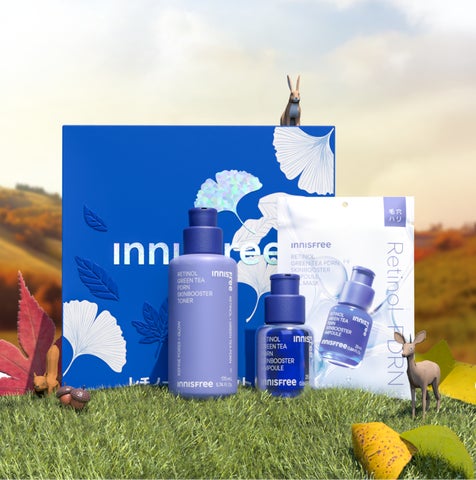 INNISFREE × Qoo10メガ割】4種の秋の集中スキンケアセットが限定発売 INNISFREE × Qoo10メガ割】4種の秋の集中スキンケアセットが限定発売