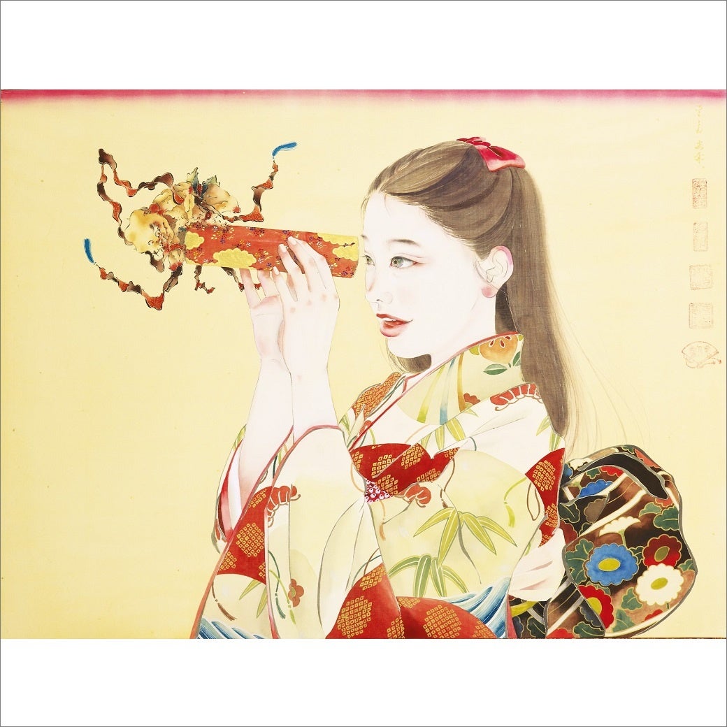 【日本画】美術品｜杉本使聖｜出雲大神宮｜子宝恵｜運気良 日本画】美術品｜杉本使聖｜出雲大神宮｜子宝恵｜運気良 - メルカリ