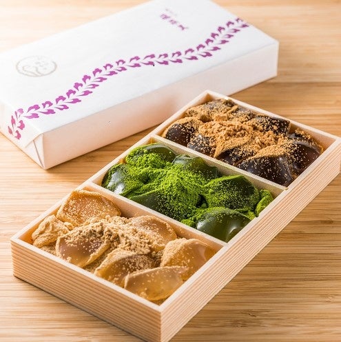 京だんご藤菜美／わらび餅 3色詰合せ　1折1,500円 展開期間：7月21日(木)まで