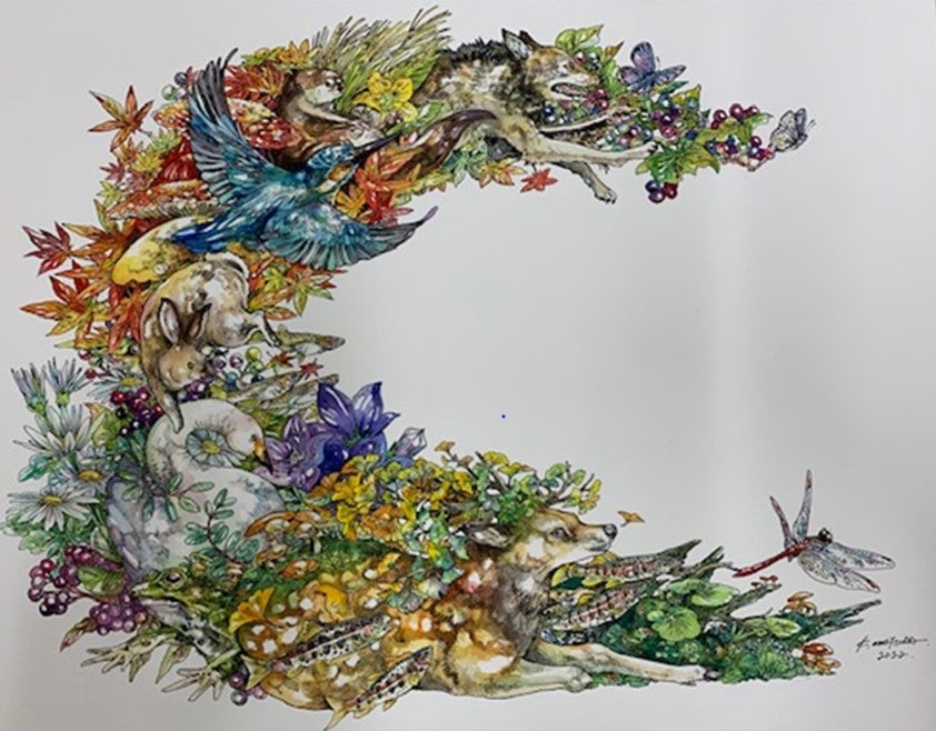 アート作品の展示販売から店内の装飾まで/マツダケンのアート作品を アート作品の展示販売から店内の装飾まで/マツダケンのアート作品を