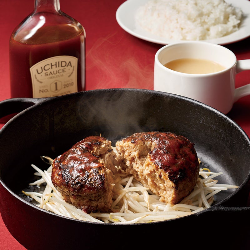 薩摩黒豚ハンバーグセット（ハンバーグ200g、ライス・豚汁付）1,000円