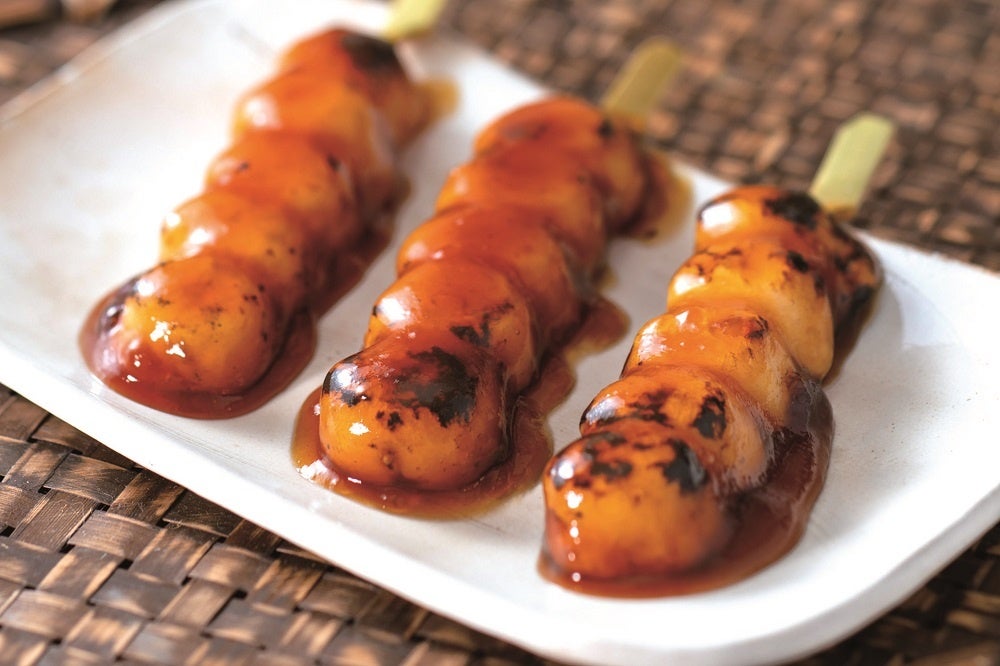 やちばあちゃん秘伝のみたらしだんご（2本入）480円