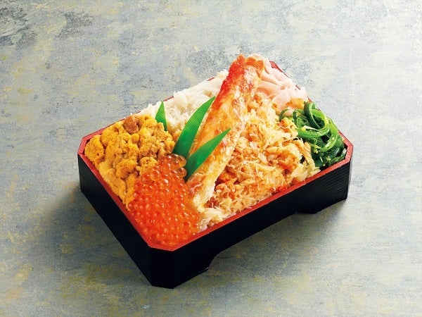 海のや　花咲き・毛がに入り5種盛弁当（1折）4320円