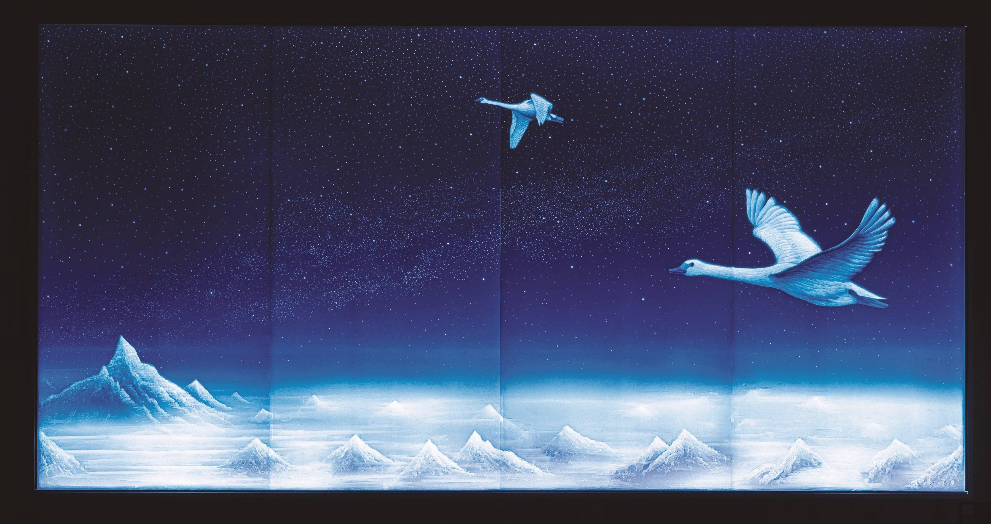 《Deep Current》2019年　　縦183cm×横360cm