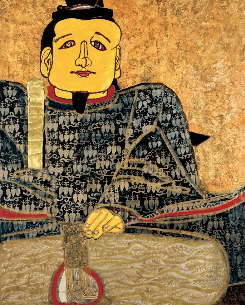 《面構　足利尊氏》1966年神奈川県立近代美術館