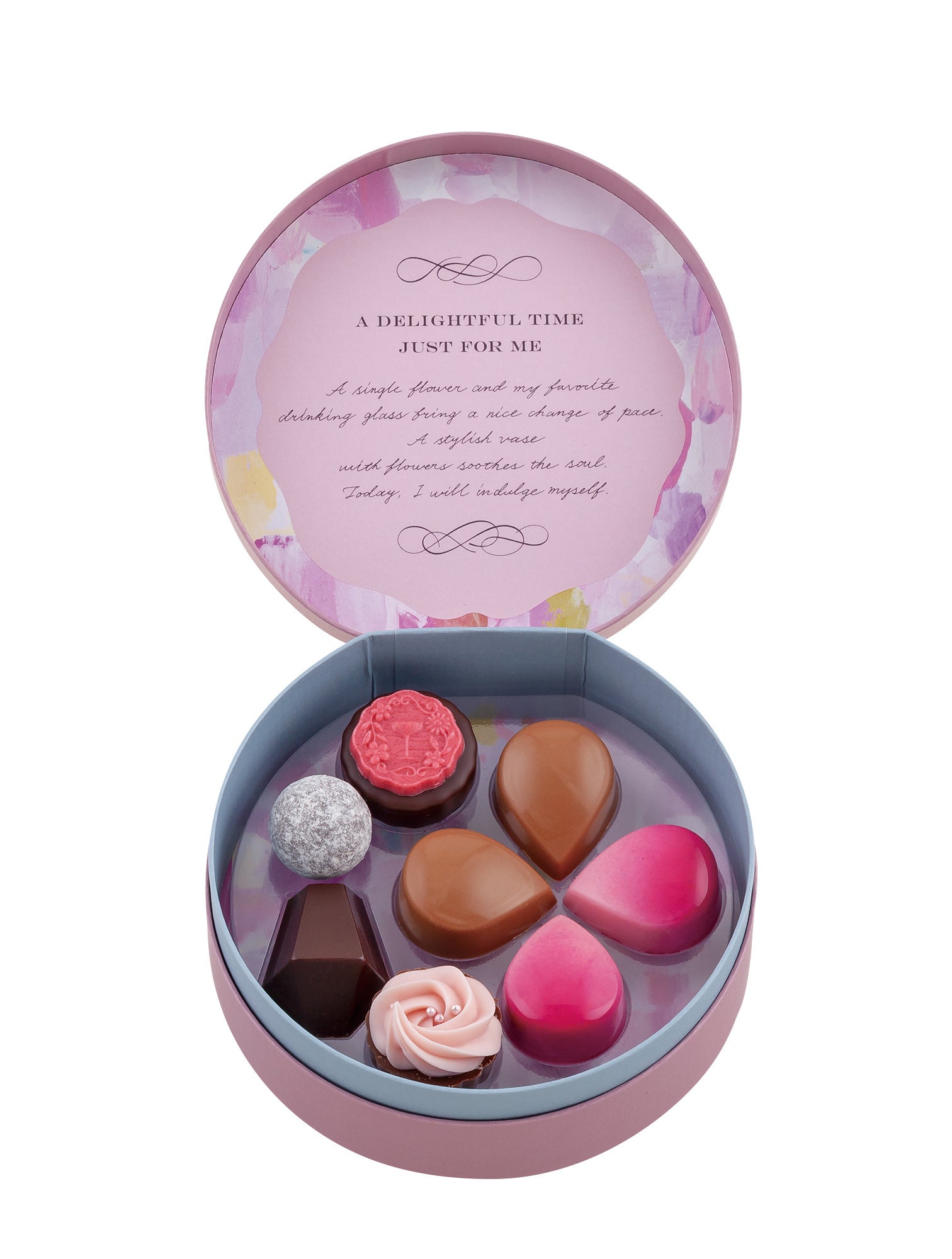 花と酒とチョコレート／乙女の休息（1箱、8粒入）1,620円