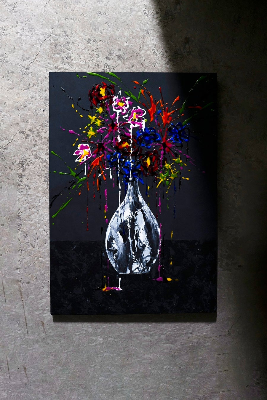 「Untitled 4」841 x 594 Acrylic and Resing on Wood Panel