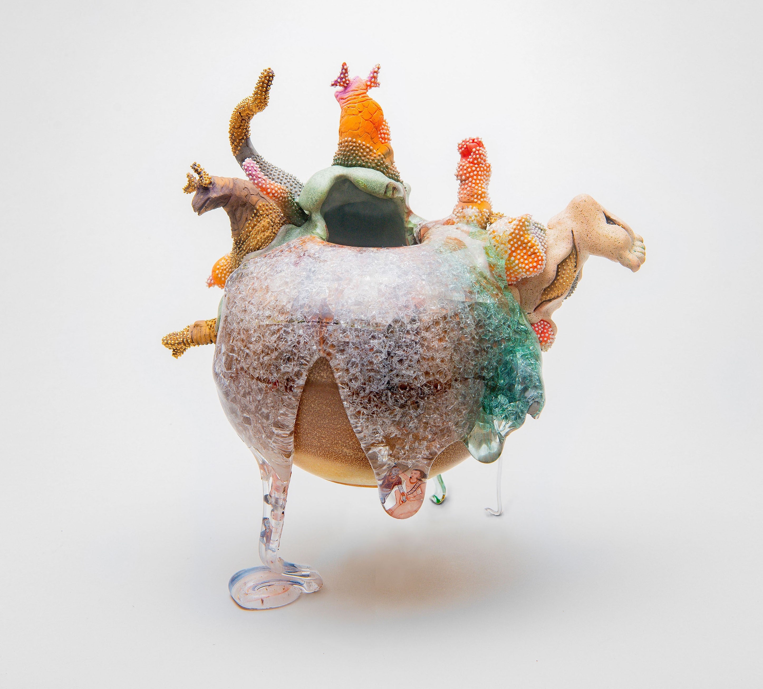 篠崎裕美子「 再化石&nbsp; Re -Fossilization」Photo by Satoshi Nagano