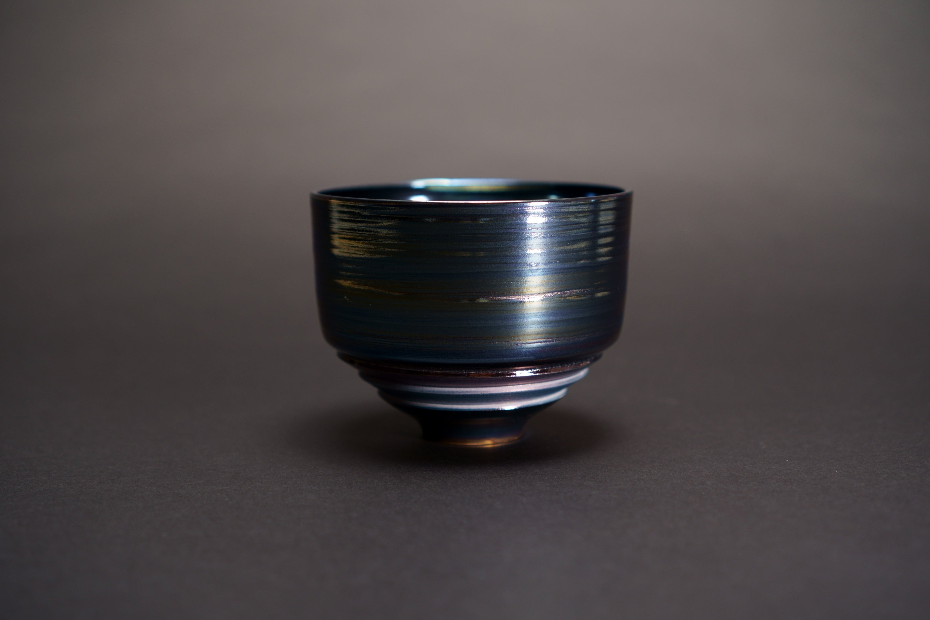 田中雅文「彩泥四重茶碗［JEWEL］(Motif：Neptune)」