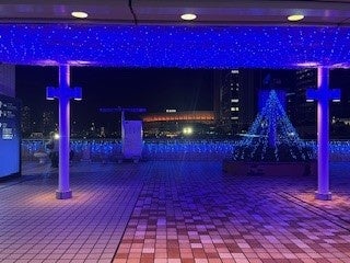 横浜駅東口 はまテラス イルミネーション