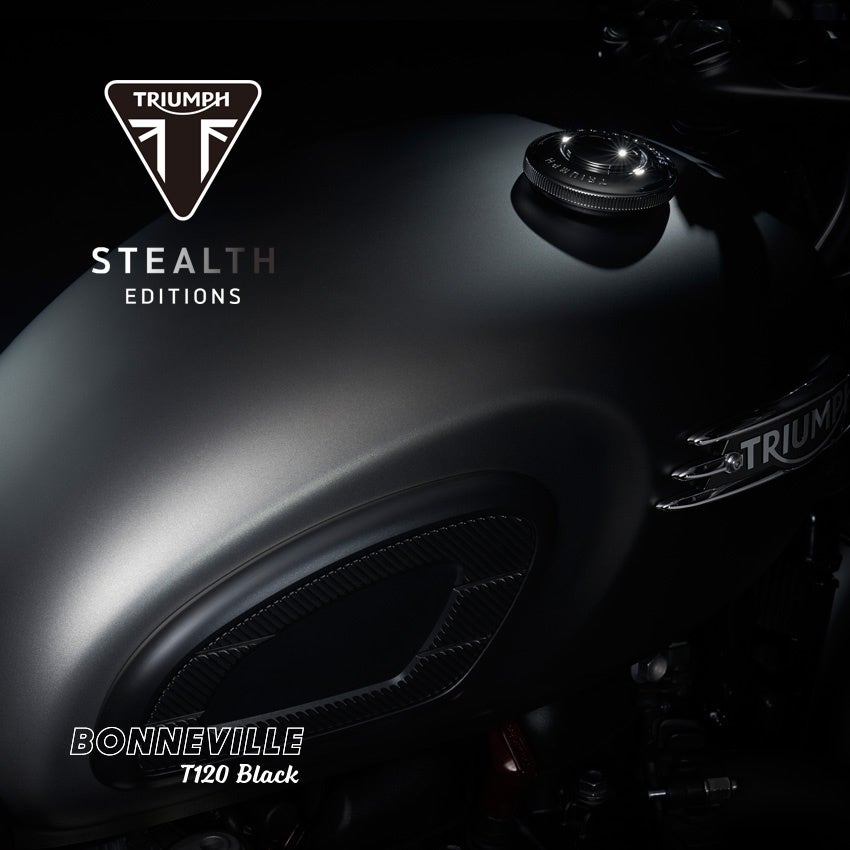 Bonneville T120 Black シルバー ステルス・エディション