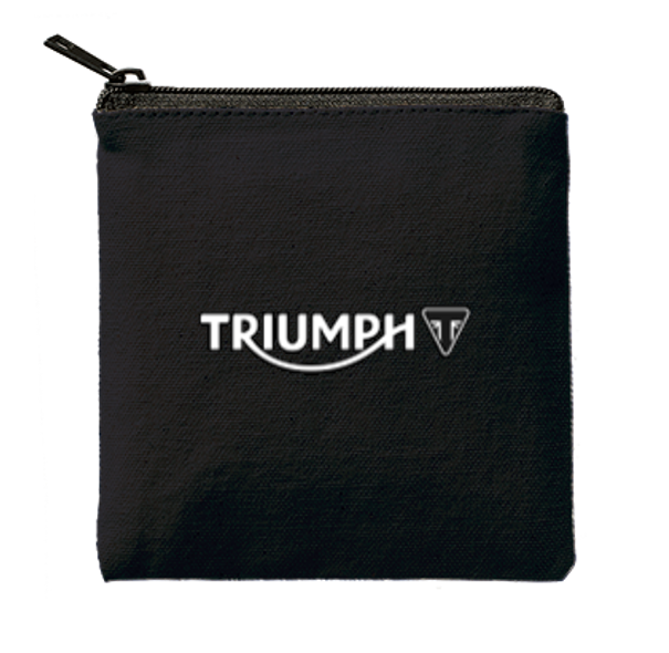 キャンバスフラットポーチ