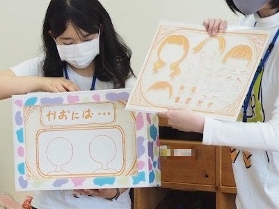 ▲プラザクリエイト手作りの紙芝居