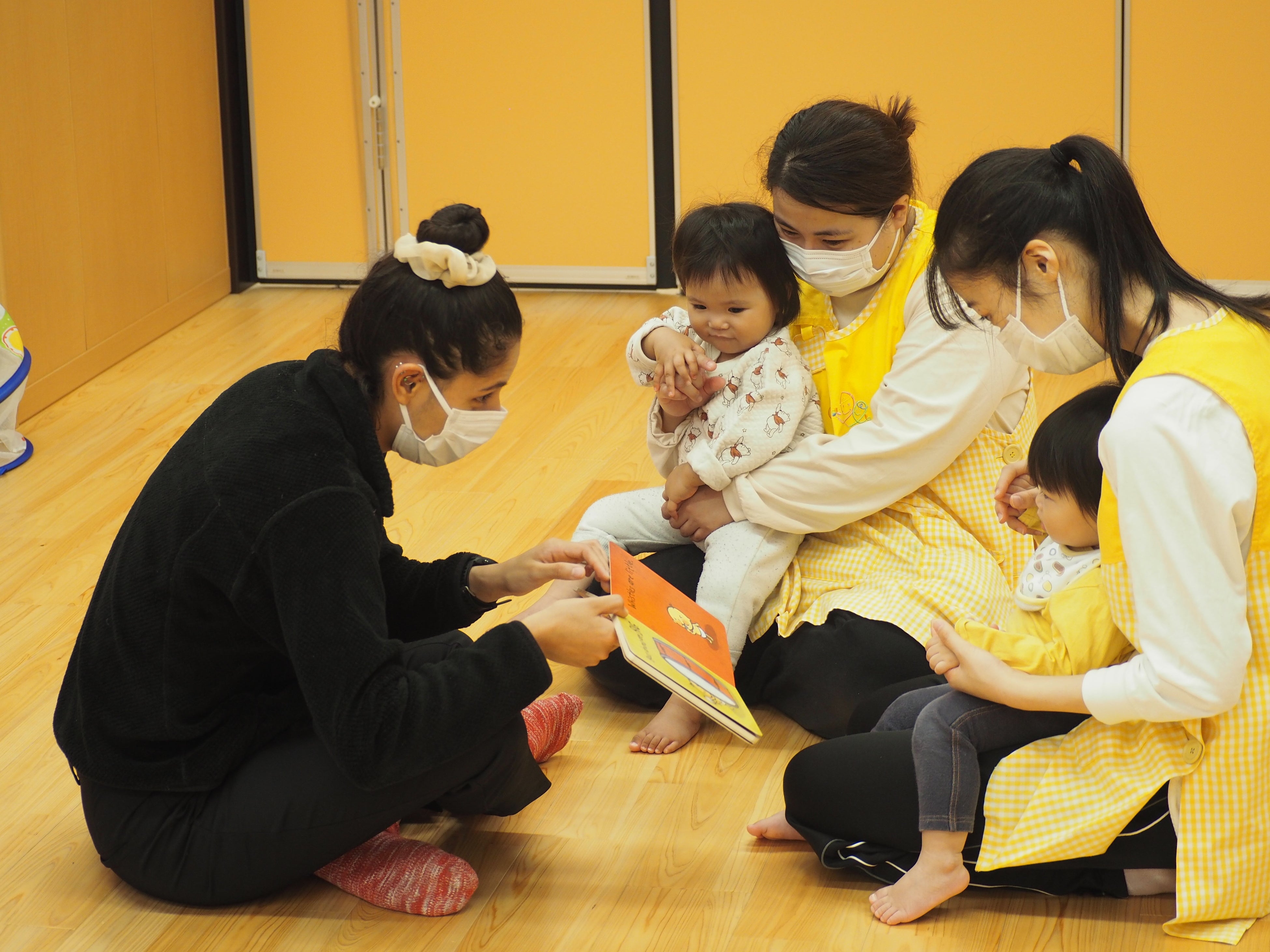 ▲0歳児クラスの様子