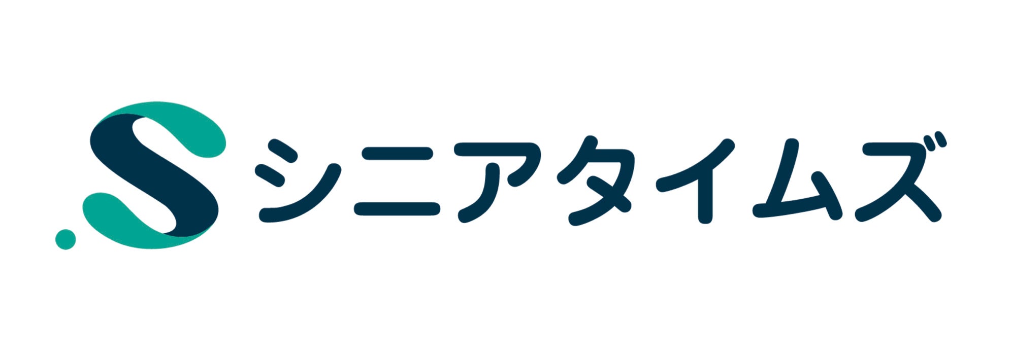 シニアジョブが運営するメディア「シニアタイムズ」のリニューアルに合わせて変更した新ロゴ